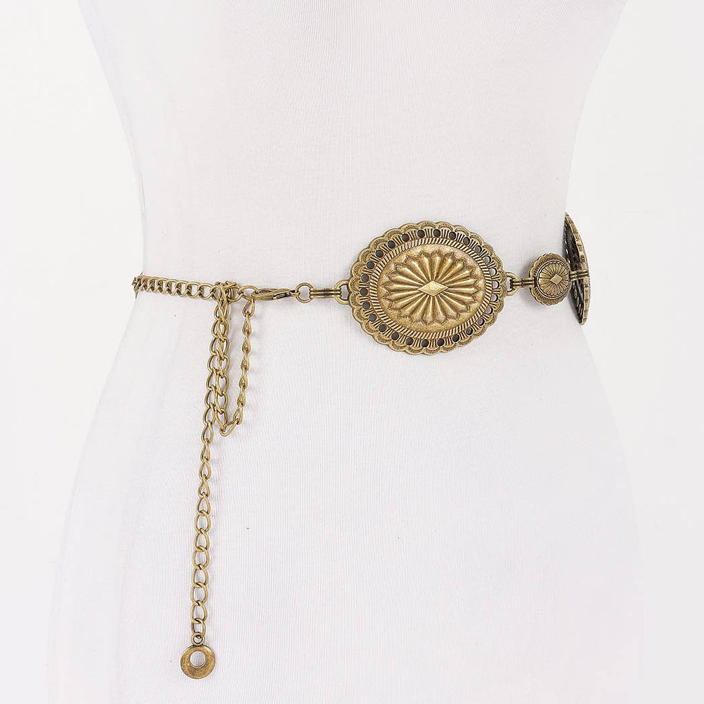 Vintage Metal Chain Belt