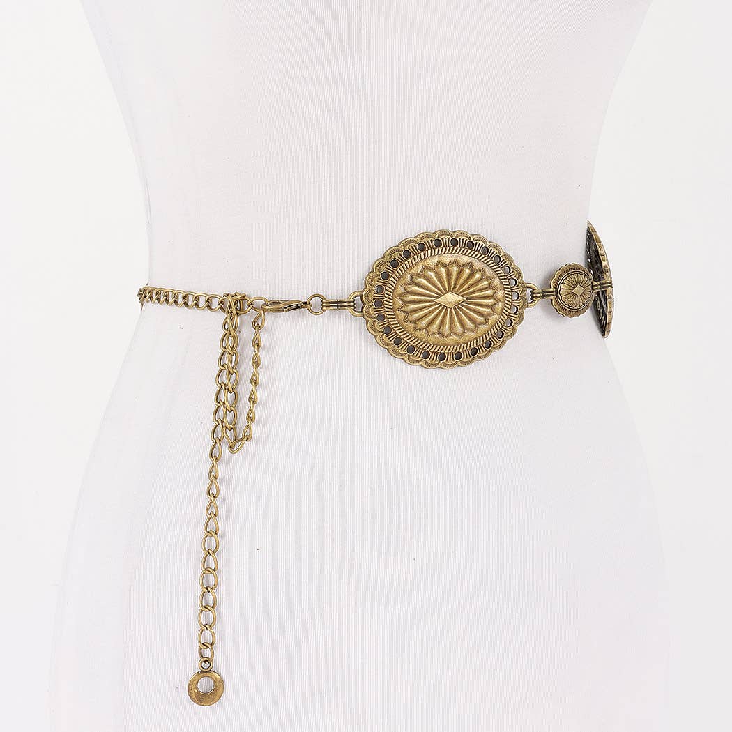 Vintage Metal Chain Belt