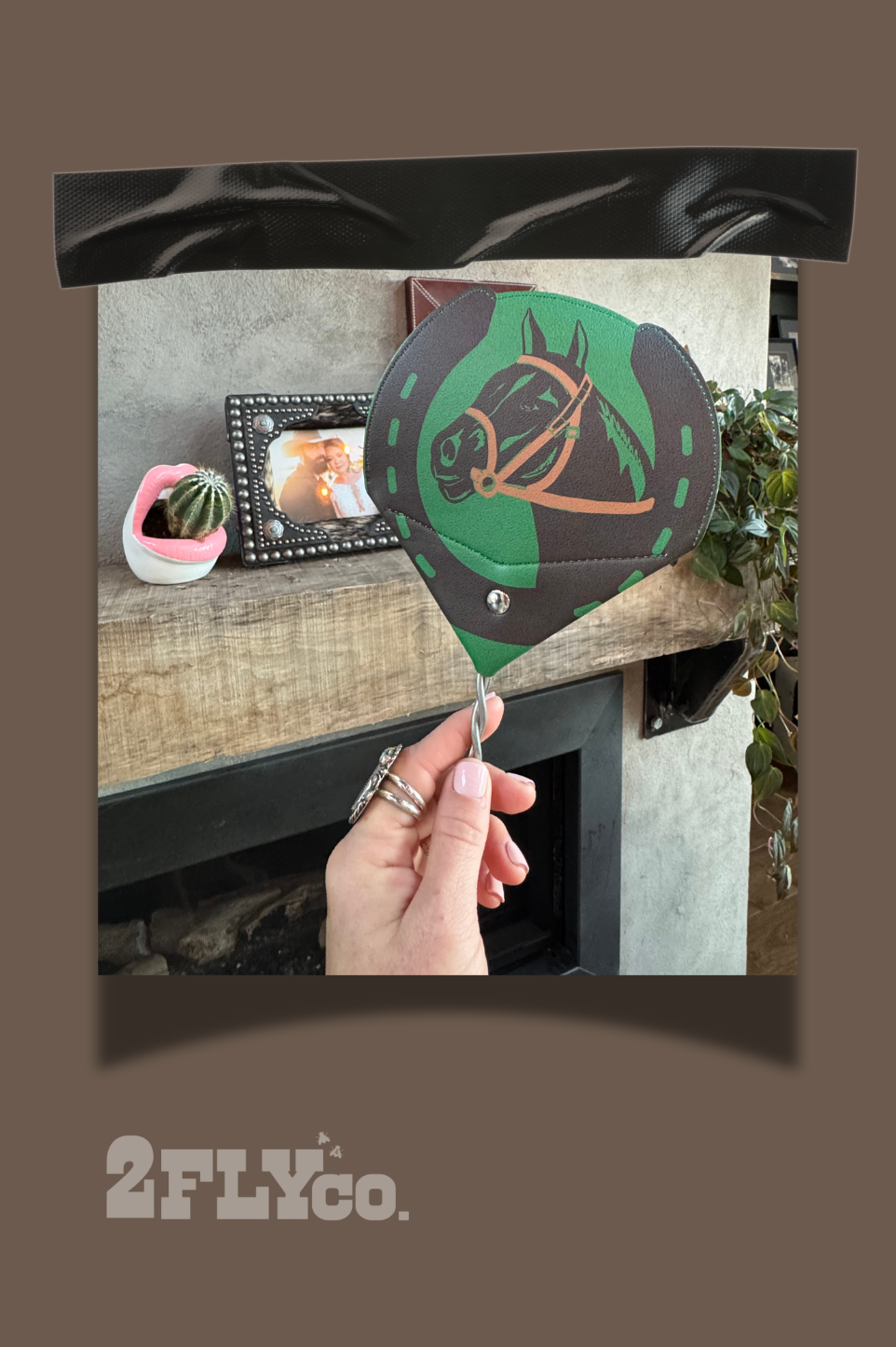 HORSIN' around FLY swat *GREEN