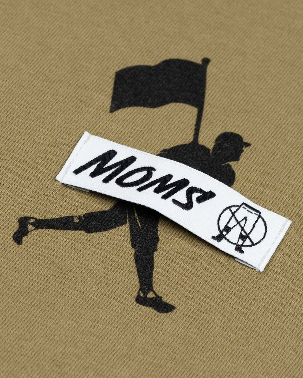 Moms Against White Baseball Pants Women's Relaxed Fit Resin Washed T-Shirt - Green