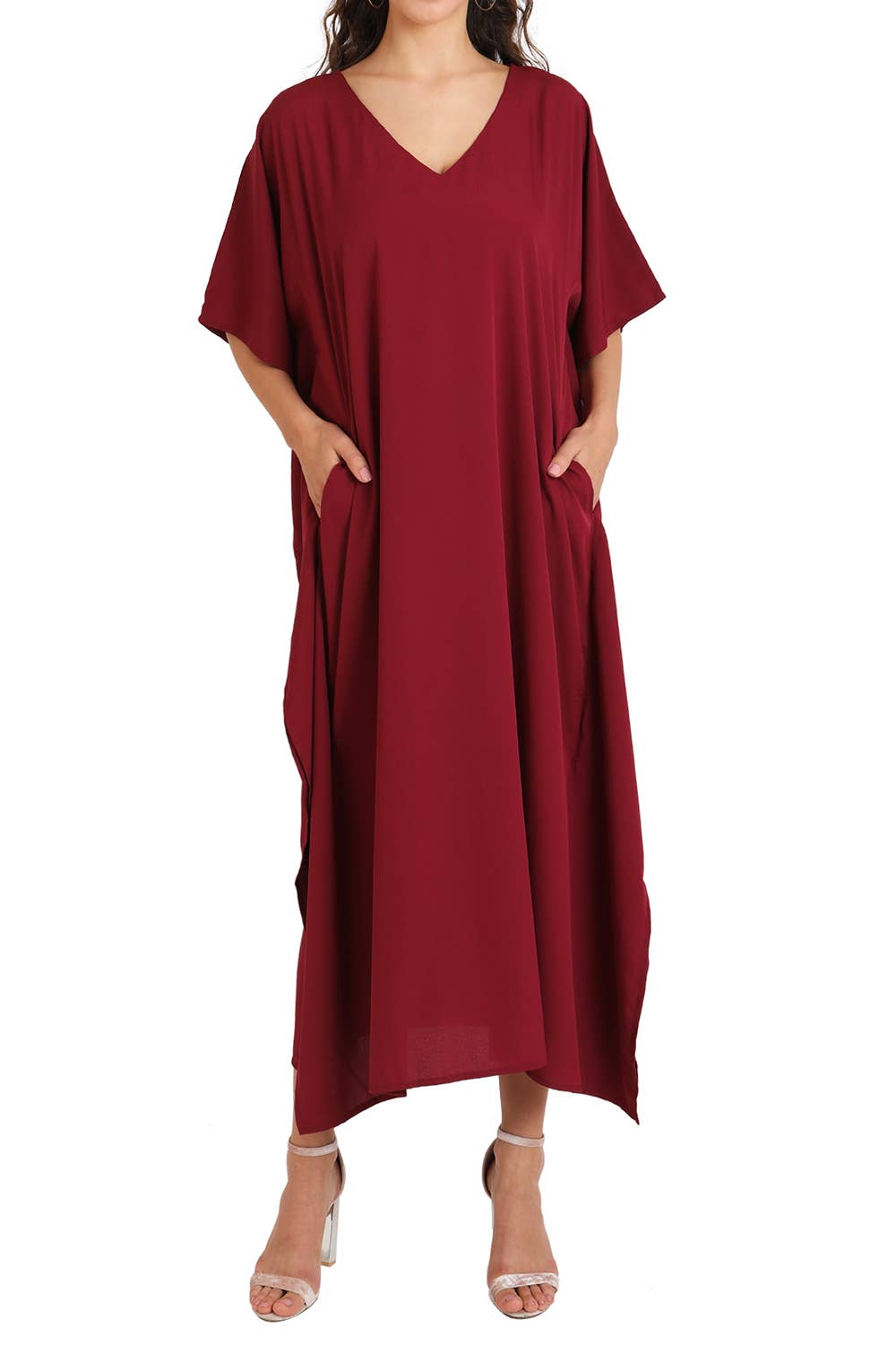 Women Long Kaftan Summer Caftan Dress 5 Colors 153 S-3XL