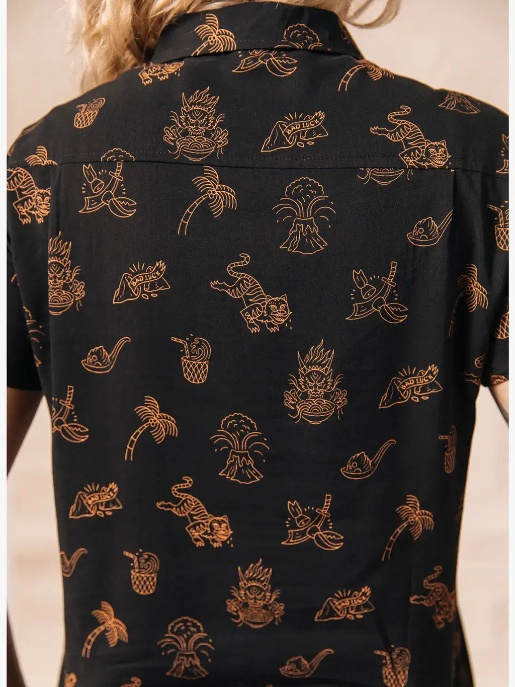 Spicy Noods Casual Button Down Shirt WOMENS