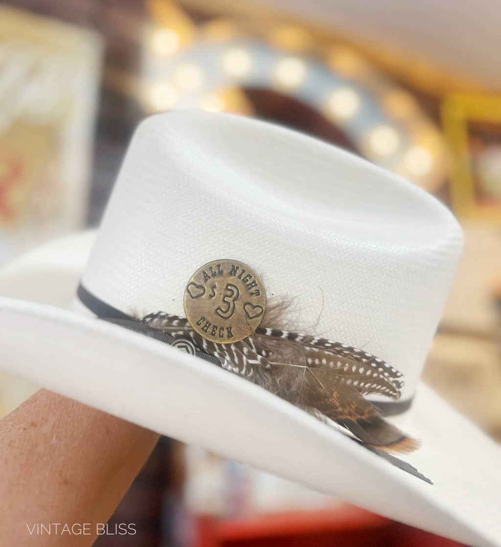 Brothel Token Hat Pin All Night Check