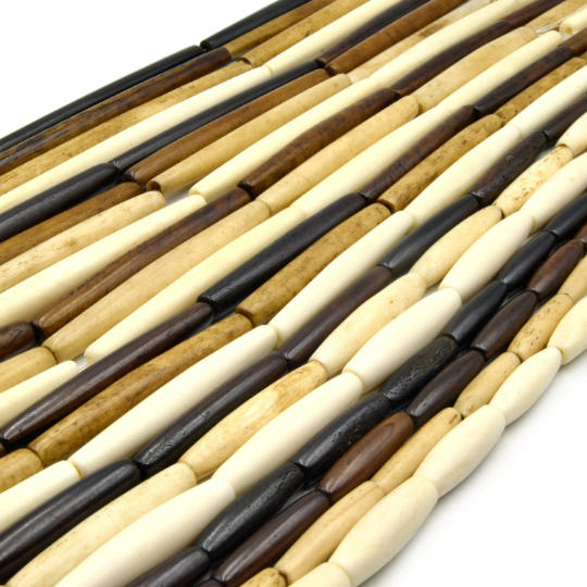 Bone Beads | Ox Bone Tube Beads | Boho Bone Beads