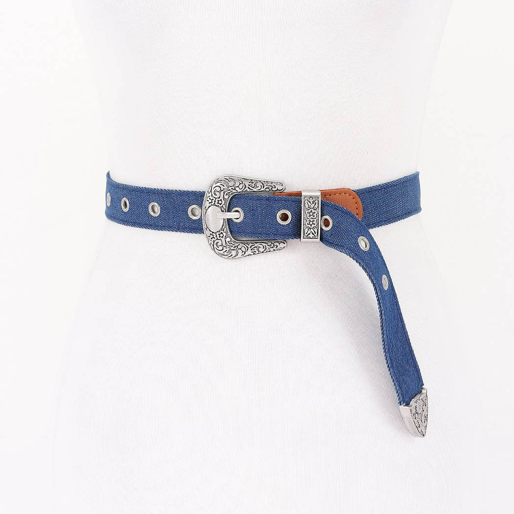 Denim Multi Metal Buckle
