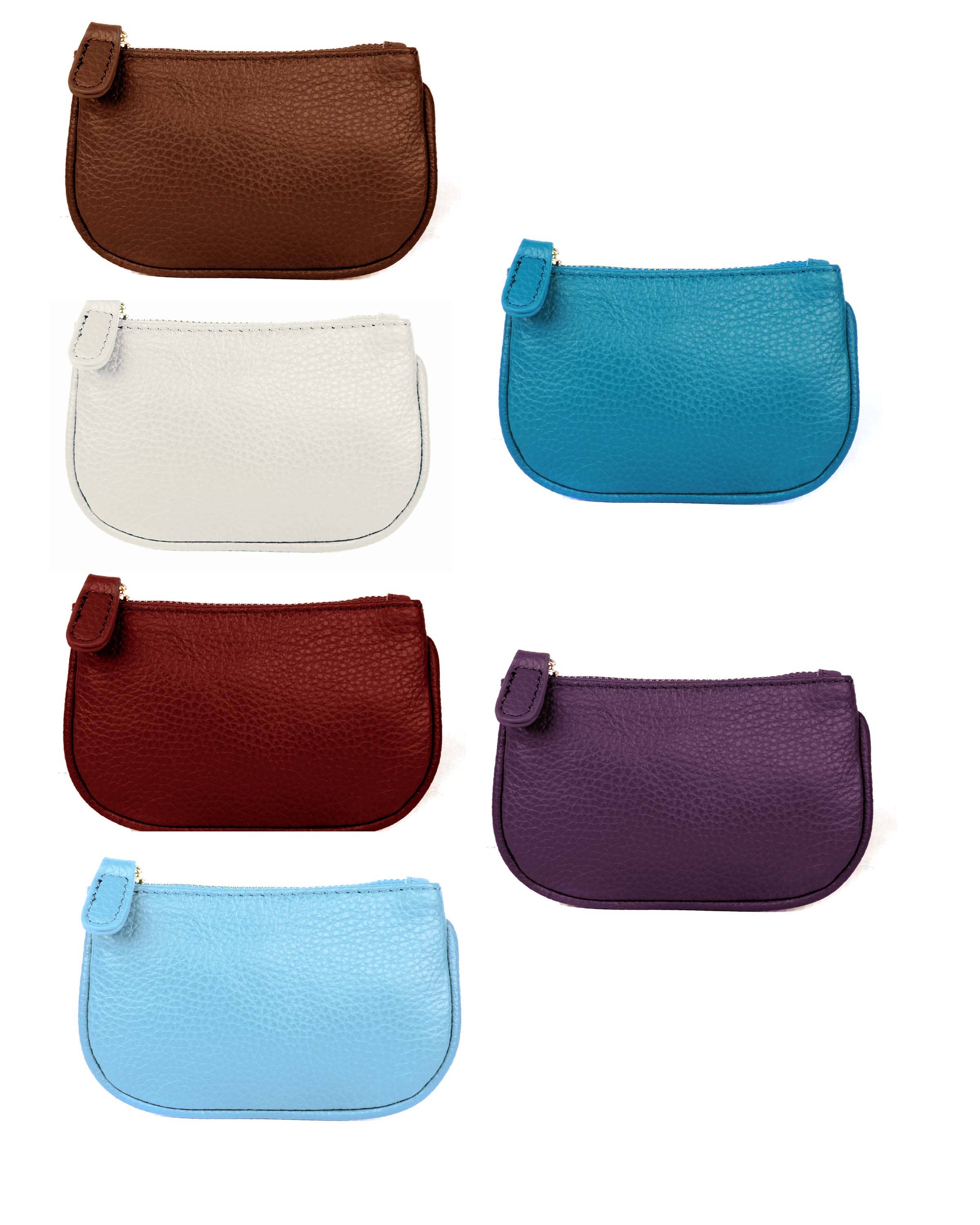 92802 cowhide leather coin purse