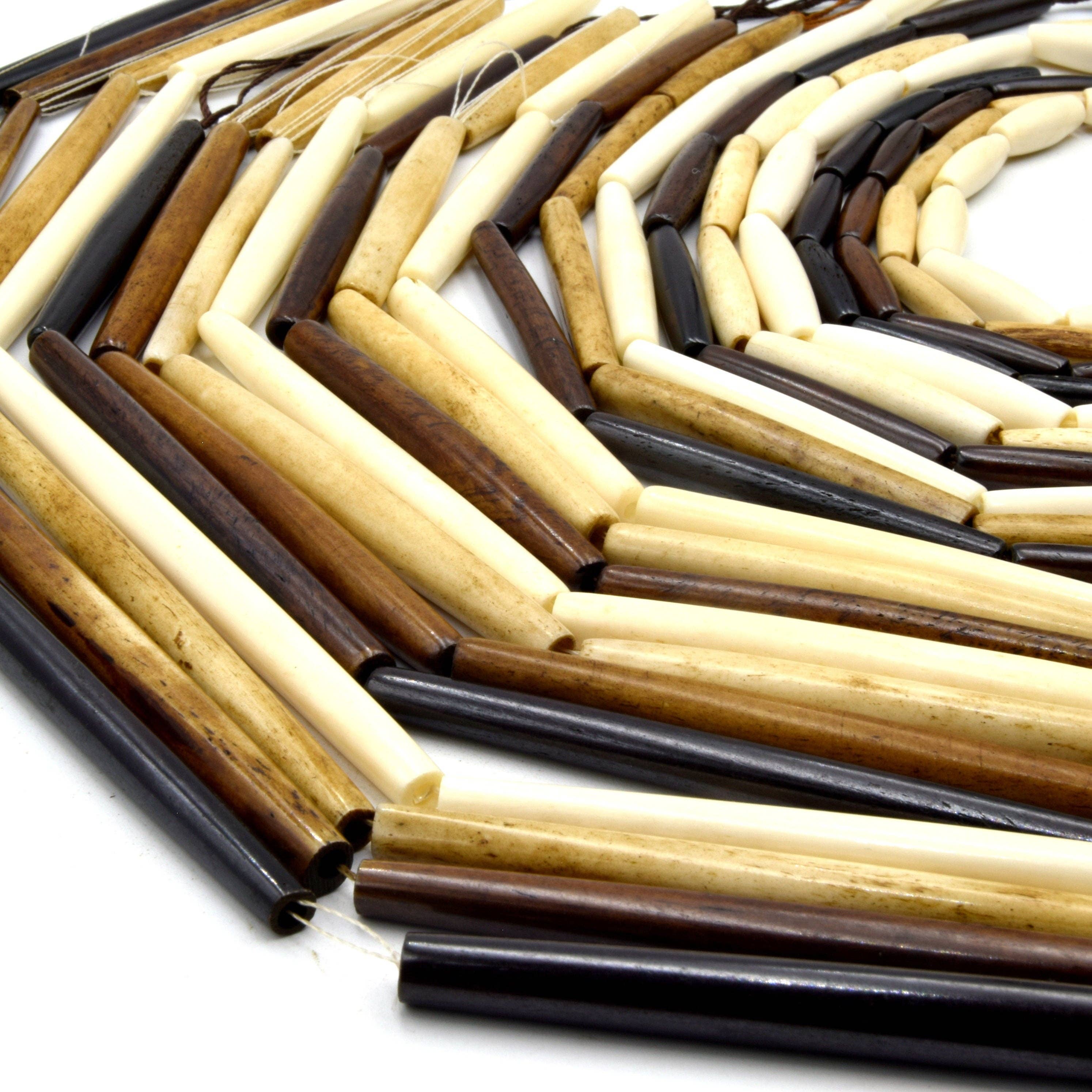 Bone Beads | Ox Bone Tube Beads | Boho Bone Beads