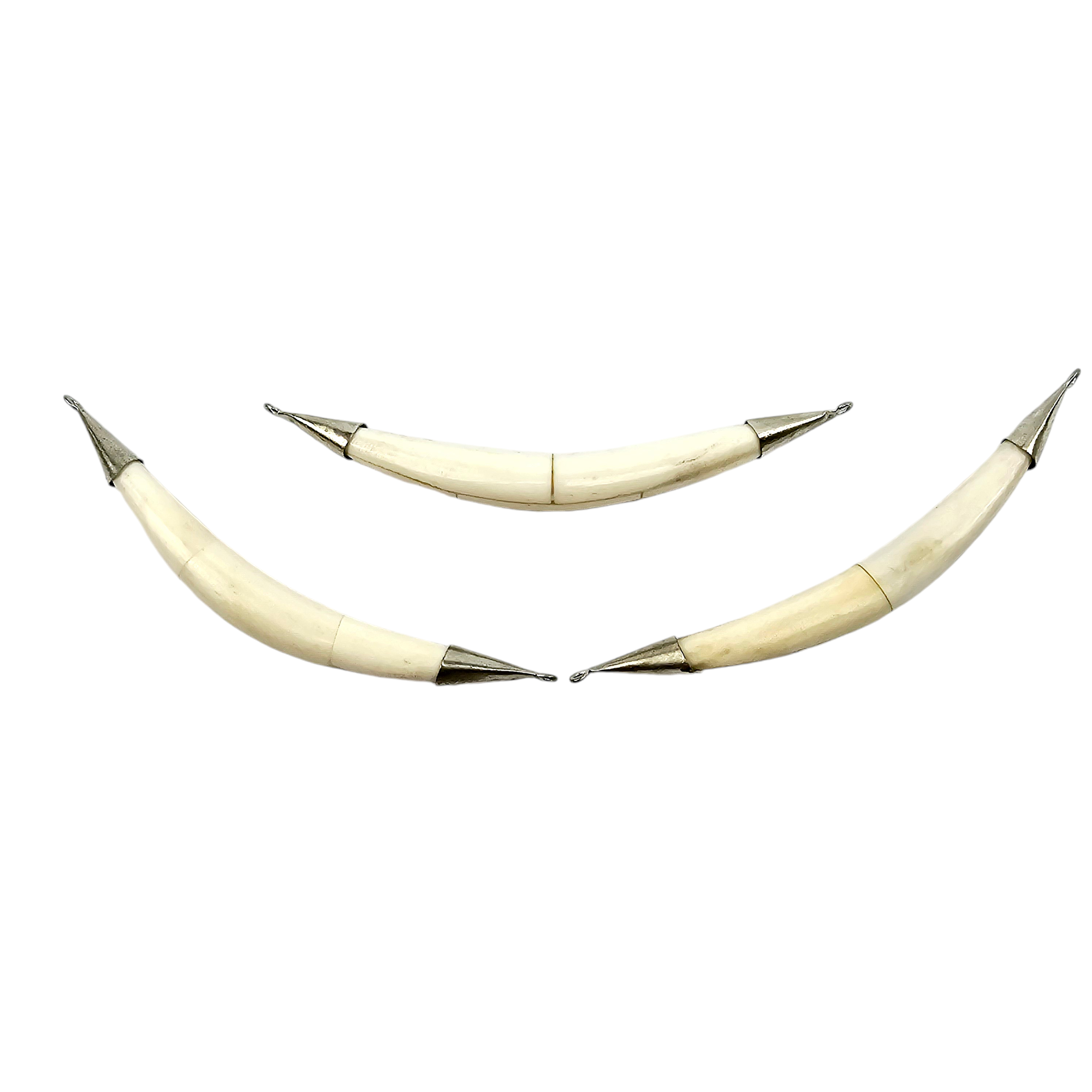 Bone Sideways 6 inch Pendant - You Choose Color and Finish