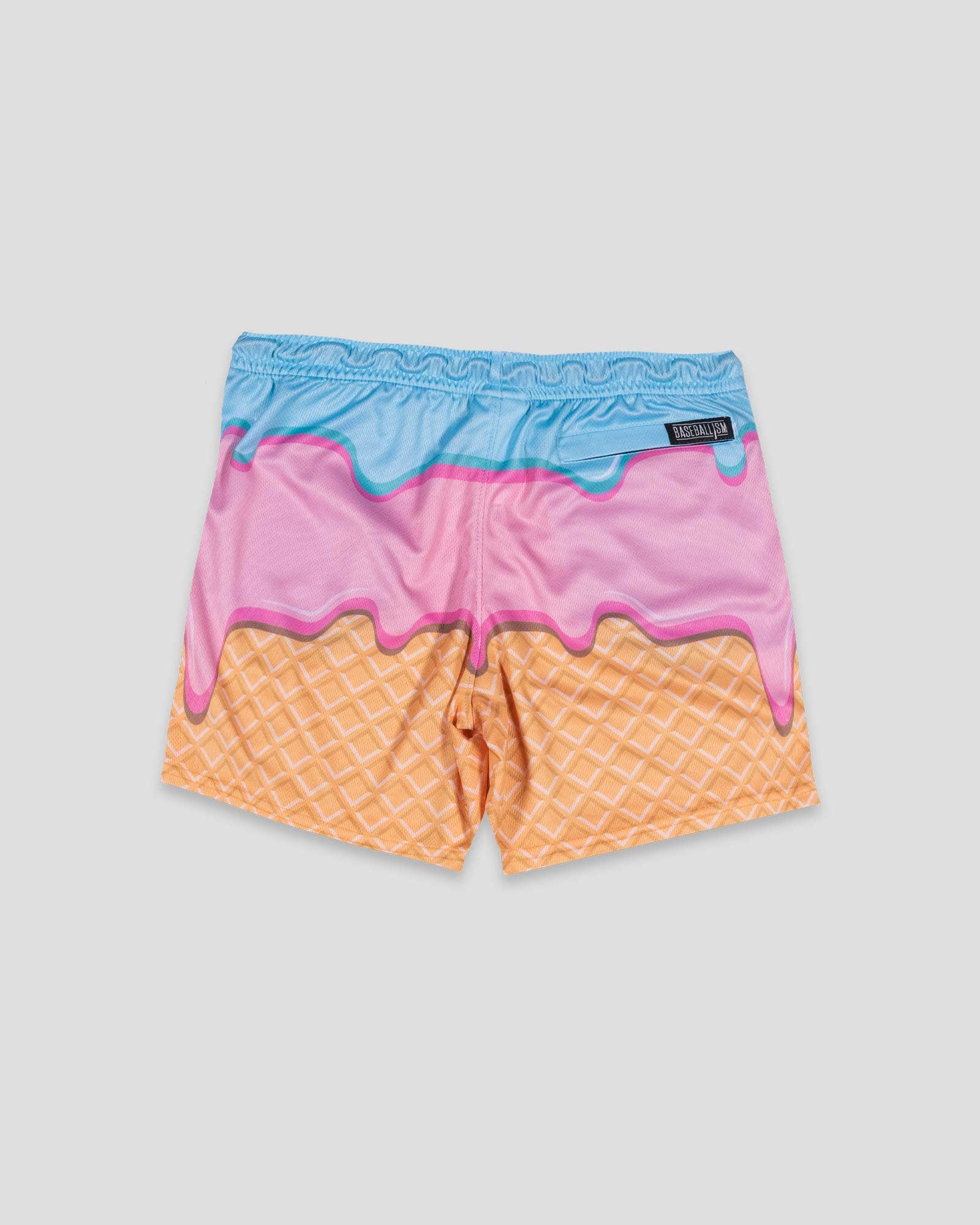 Frozen Treats Ice Cream Sundae Air Mesh Shorts - Youth