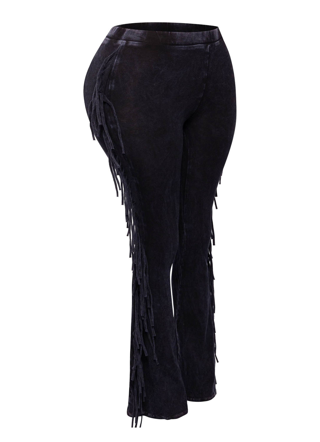 Fringe detailed pants