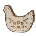 Laser Cut Layered Wooden Chicken Sitter