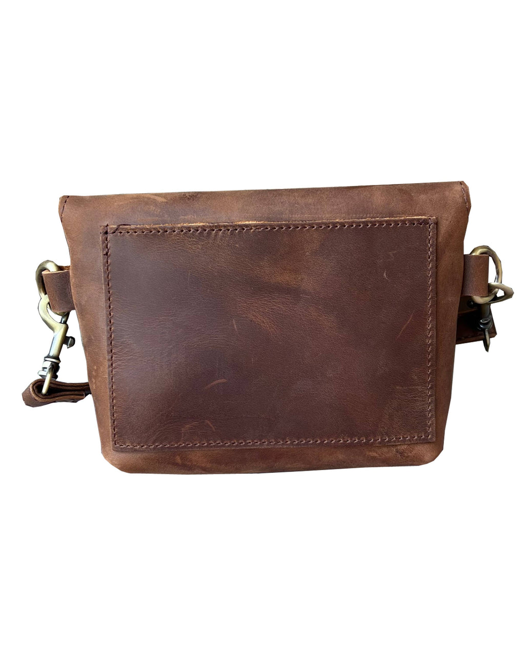 W022S crazy horse genuine leather crossbody