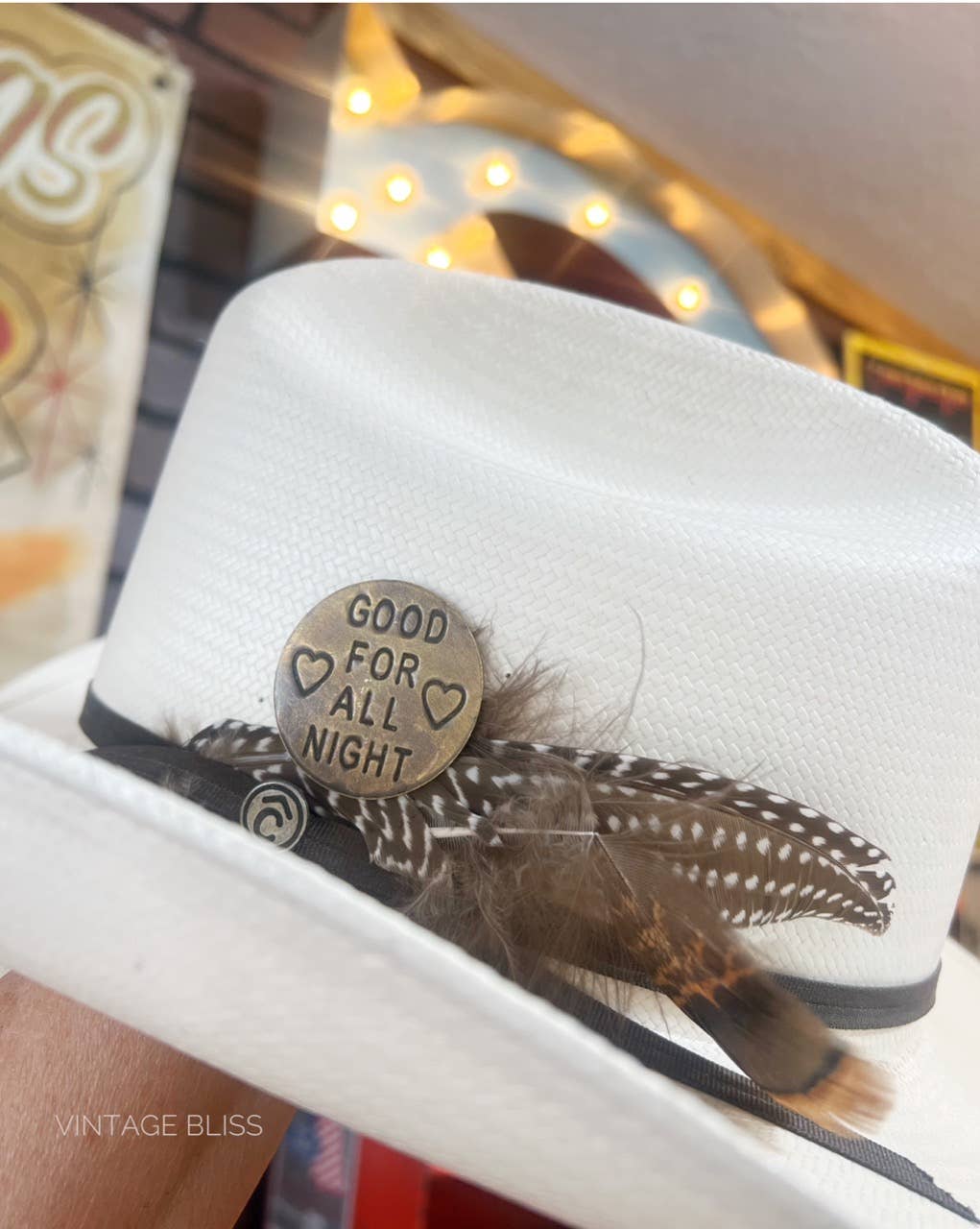 Brothel Token Hat Pin Good for All Night Hat Bar