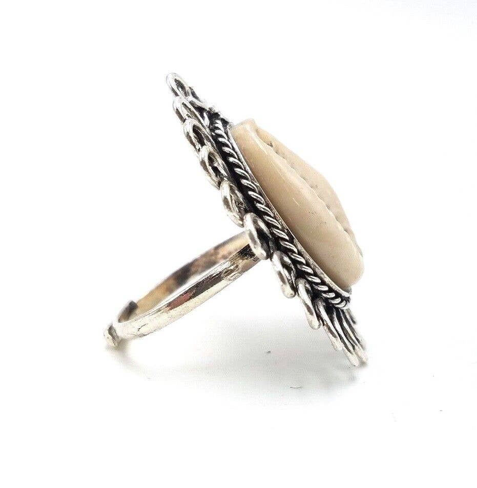 Cowrie Shell Ring
