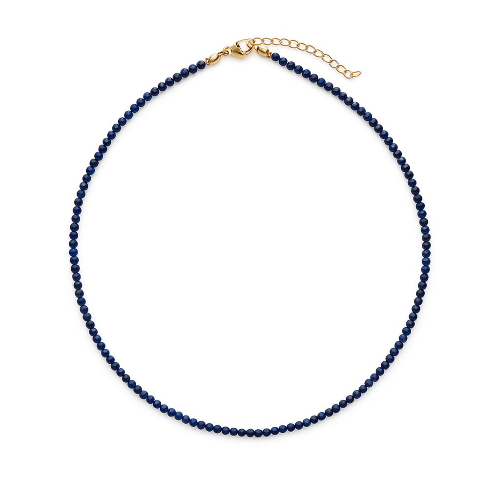 Natural Stone Beads Single Strand Necklace