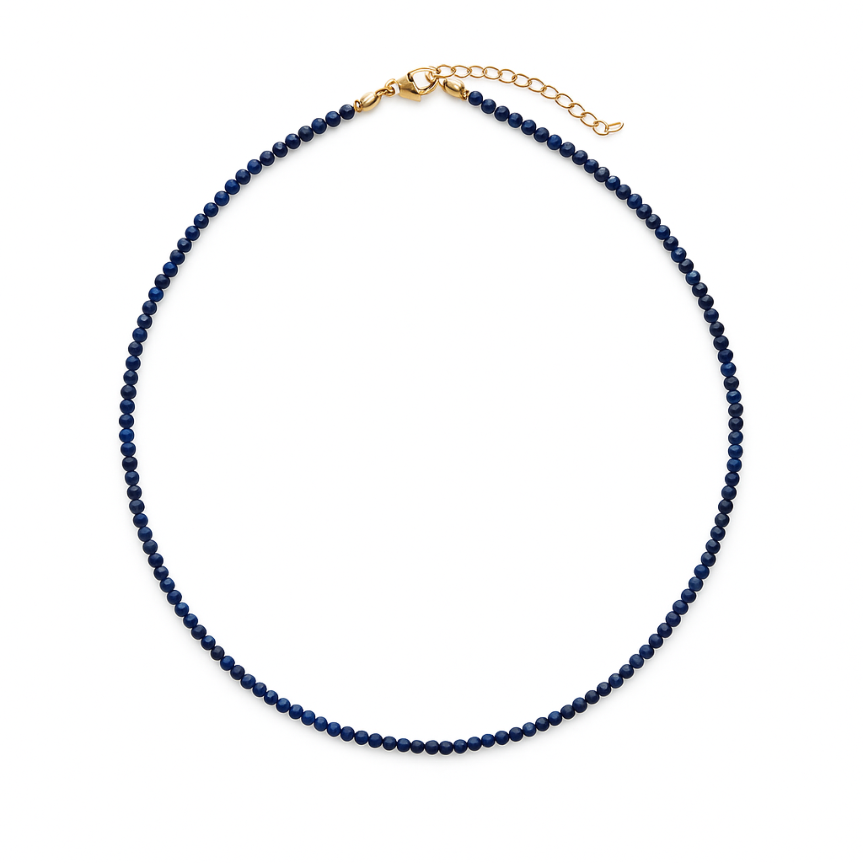 Natural Stone Beads Single Strand Necklace