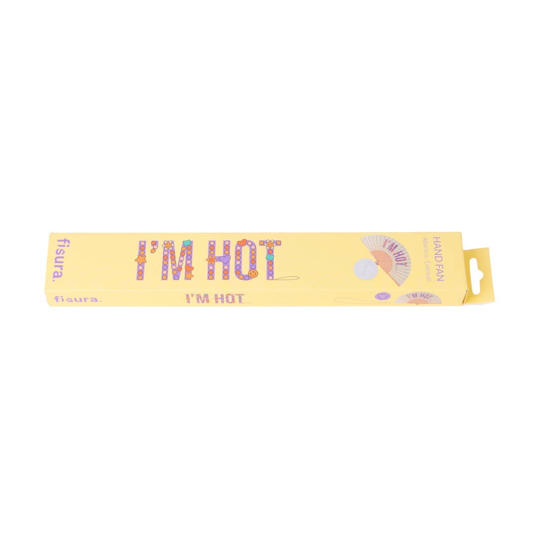 Beaded "I'm Hot" Fan