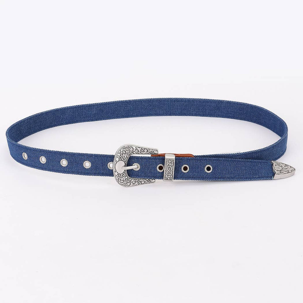 Denim Multi Metal Buckle
