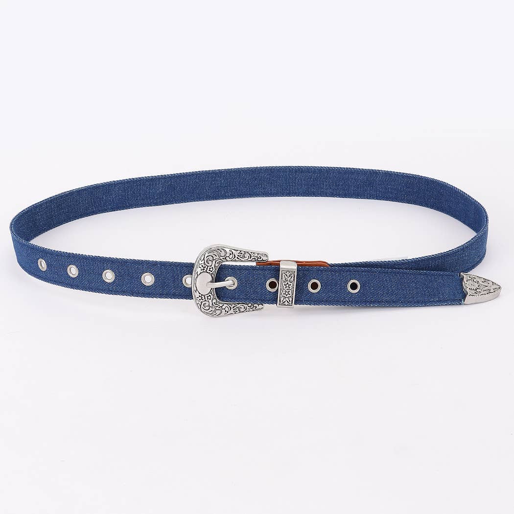 Denim Multi Metal Buckle
