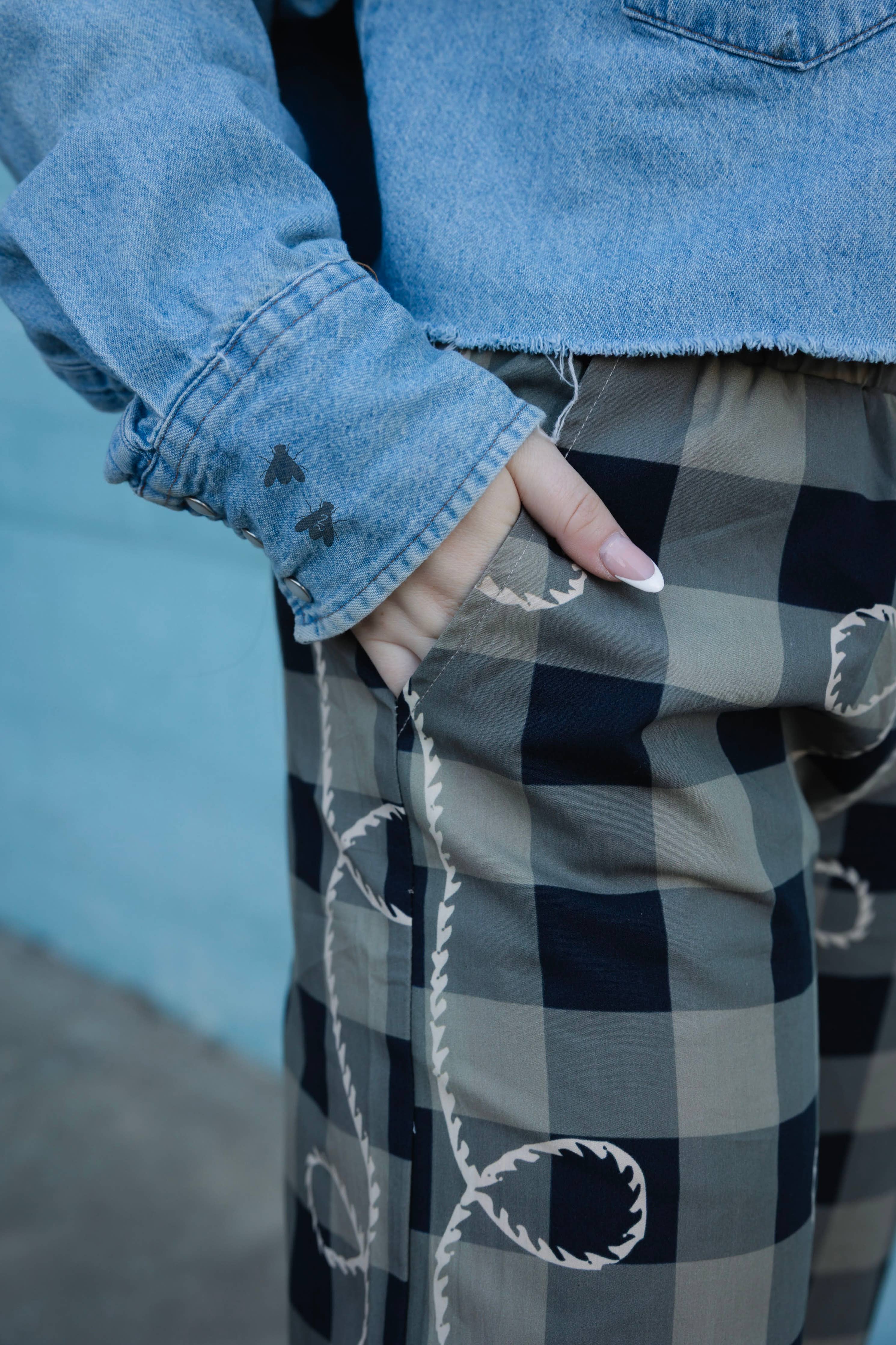 OFF THA TRACK *ROPEY GINGHAM