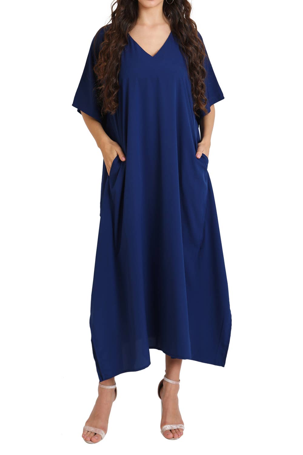 Women Long Kaftan Summer Caftan Dress 5 Colors 153 S-3XL